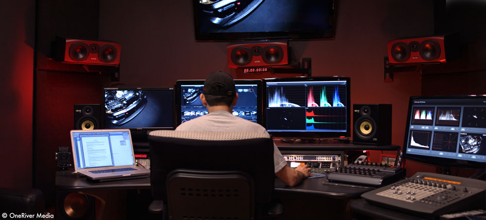 Working on our 2-hour documentary feature film, "10/10ths" (in theaters 2017) in DaVinci Resolve Studio.