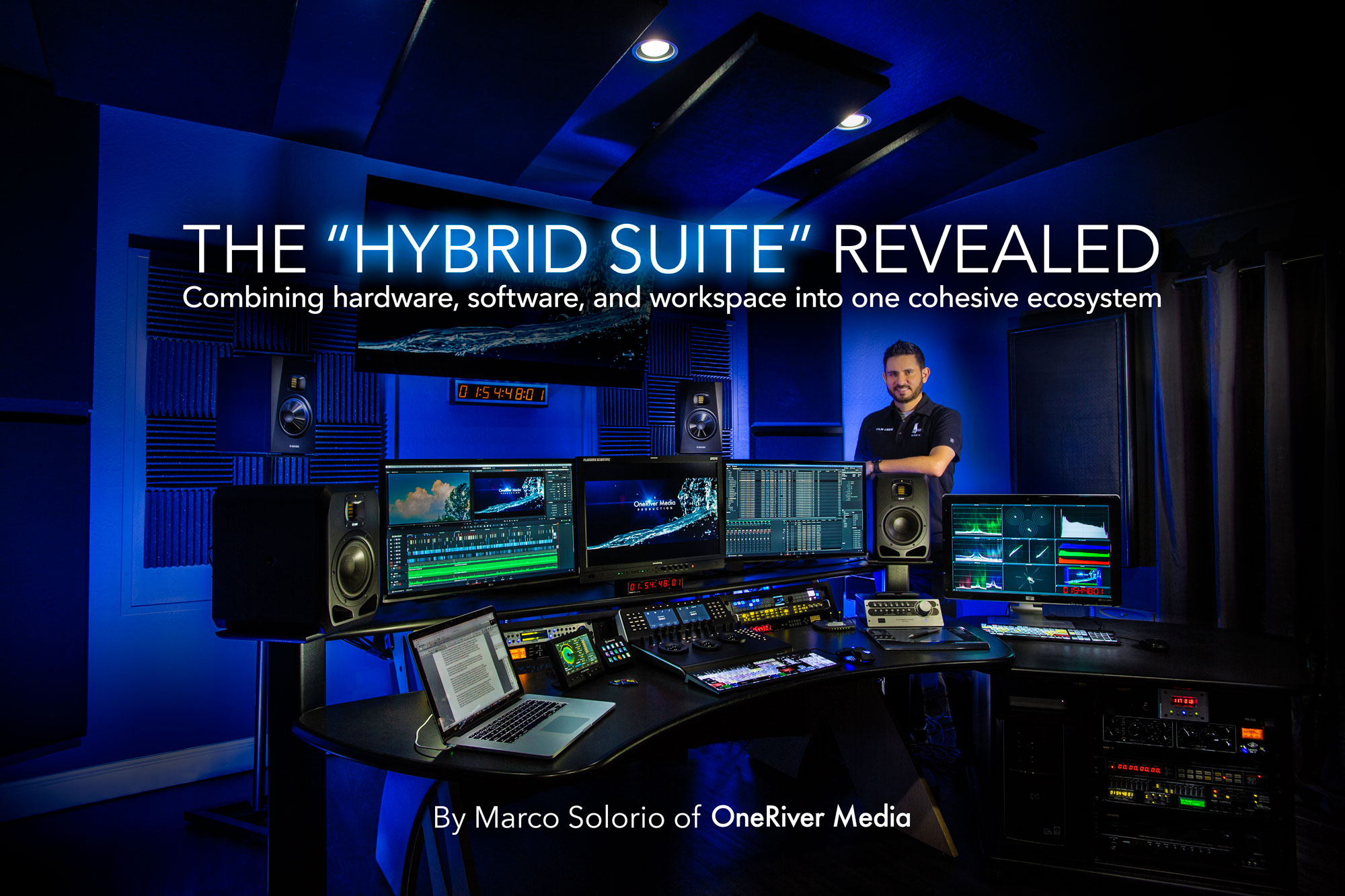 Marco Solorio of OneRiver Media in the Hybrid Suite