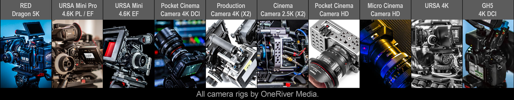 Camera packages by OneRiver Media